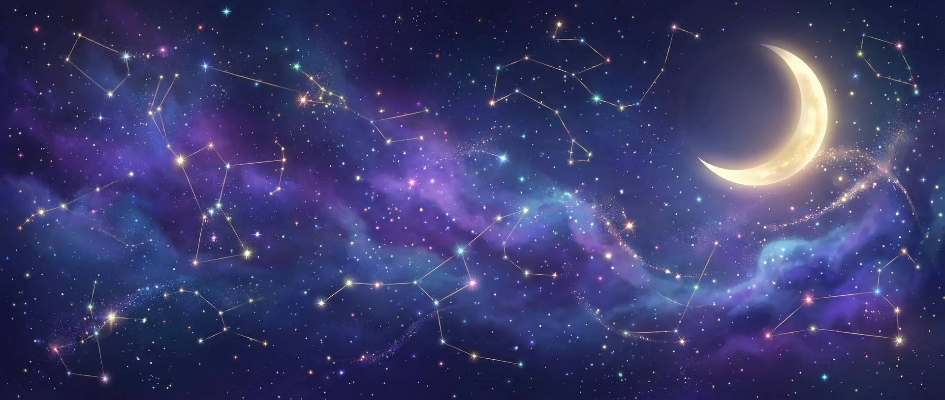 星空背景 - 女王小说 | 每日星座运势与塔罗占卜